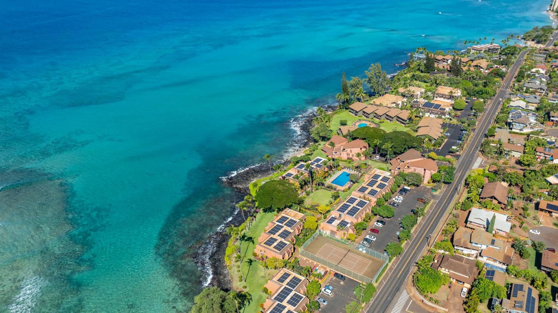 Kuleana Club #611 Oceanfront - 1 Bedroom & 1 Bathroom - Gated 2Nd Fl Kahana Exteriör bild